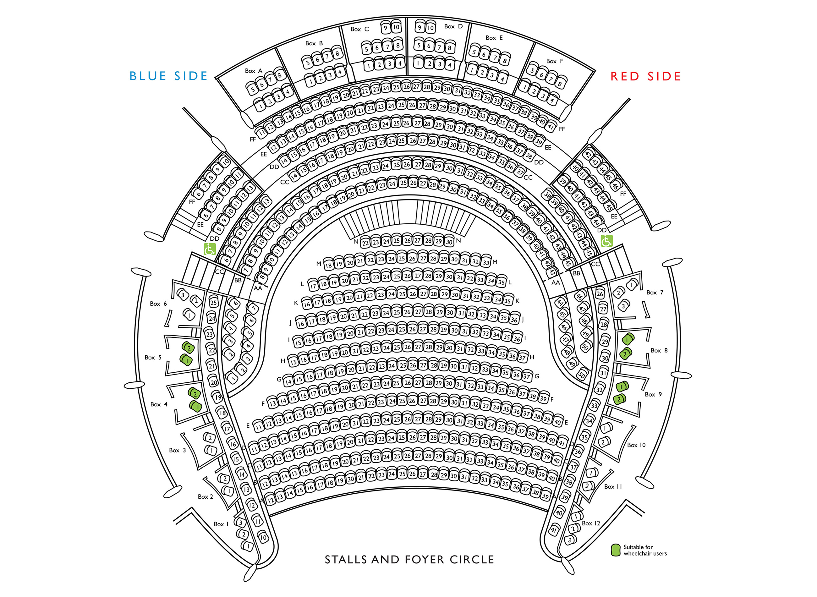 Stalls & Foyer Circle